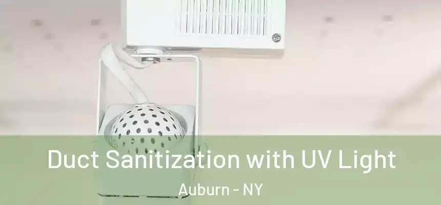  Duct Sanitization with UV Light Auburn - NY